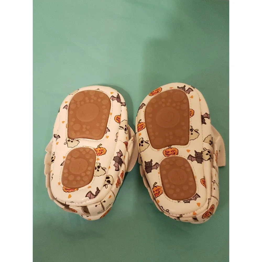 Bebila Cartoon Baby Moccasins Shoes 6-12 Months Toddler‎ Pumpkin Bow Bat Ghost